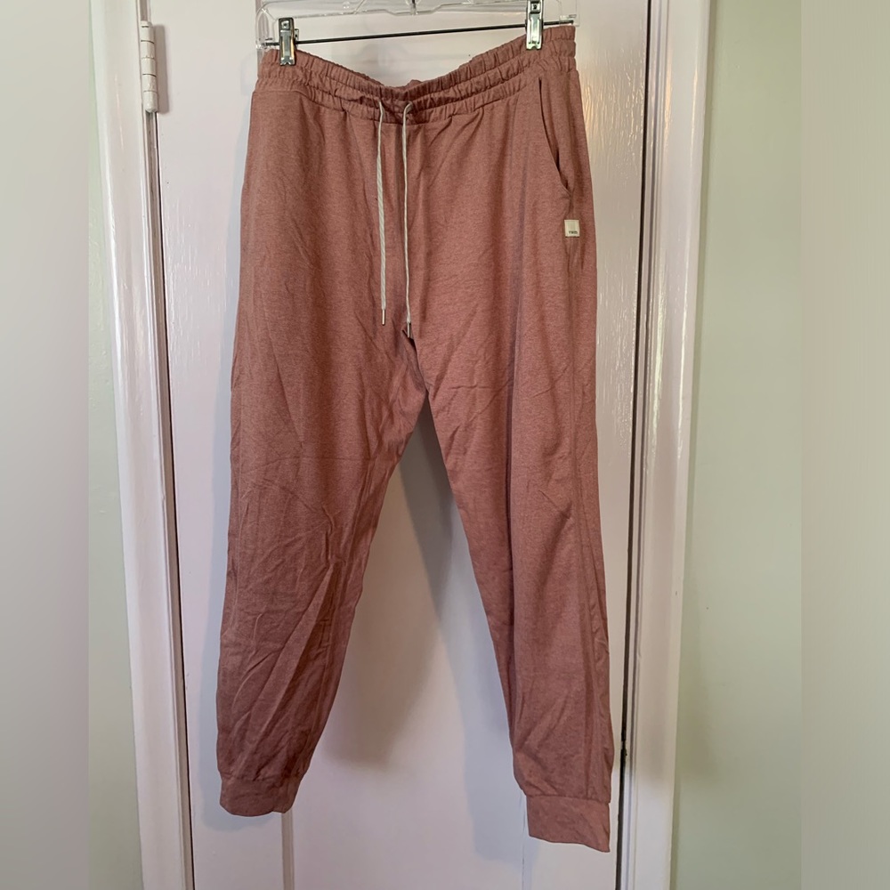 Vuori Light Pink DreamKnit Jogger Pants